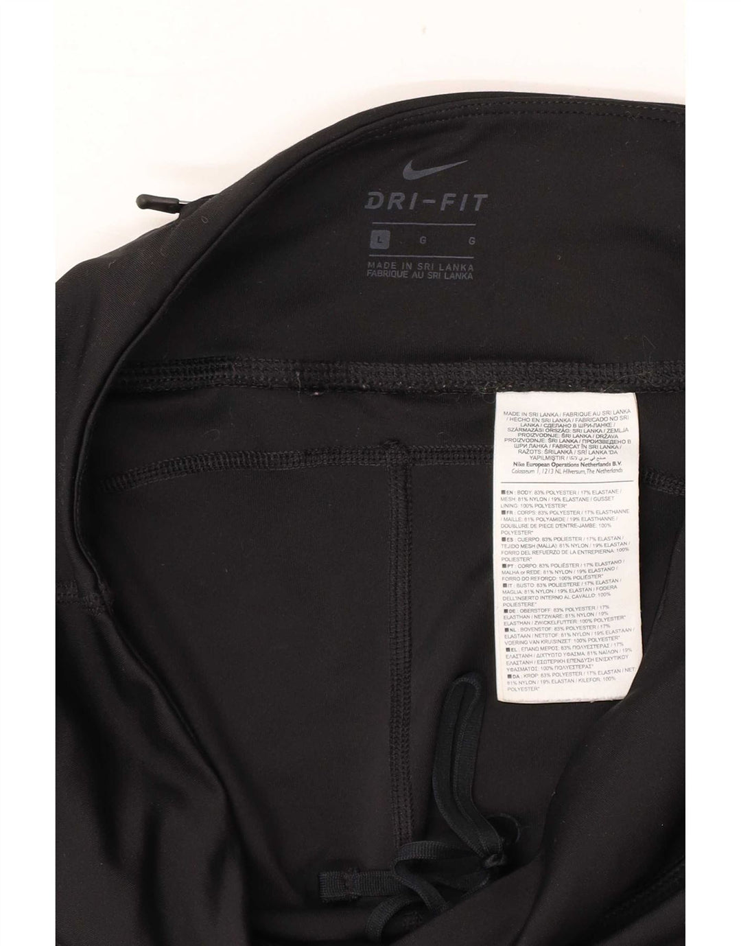 Leggings pentru femei Nike UK 16, mare, negru, poliester