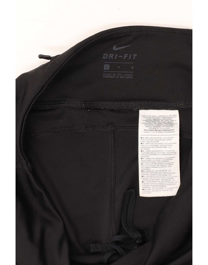 Leggings pentru femei Nike UK 16, mare, negru, poliester