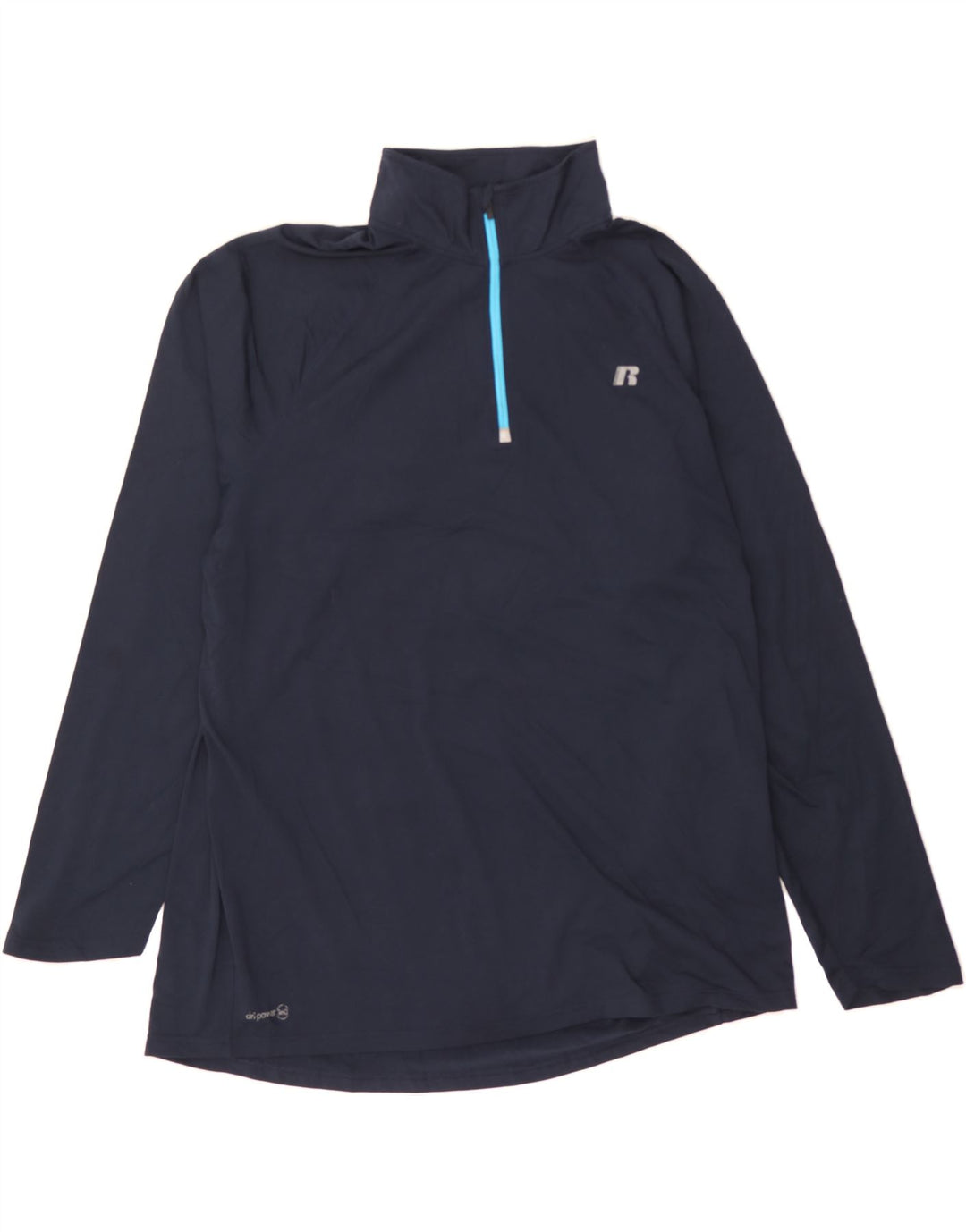 RUSSELL ATHLETIC Mens Pullover Tracksuit Top UK 46/48 XL Navy Blue Vintage Russell Athletic and Second-Hand Russell Athletic from Messina Hembry 