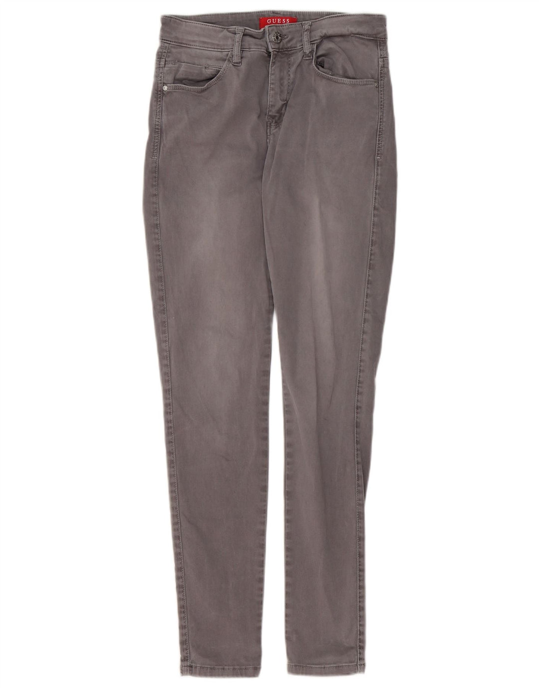 Blugi skinny de damă GUESS W26 L30 bumbac gri