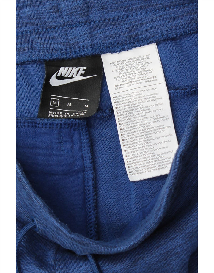 Pantaloni de trening pentru bărbați NIKE Pantaloni de jogging, mediu albastru, bumbac cu pete