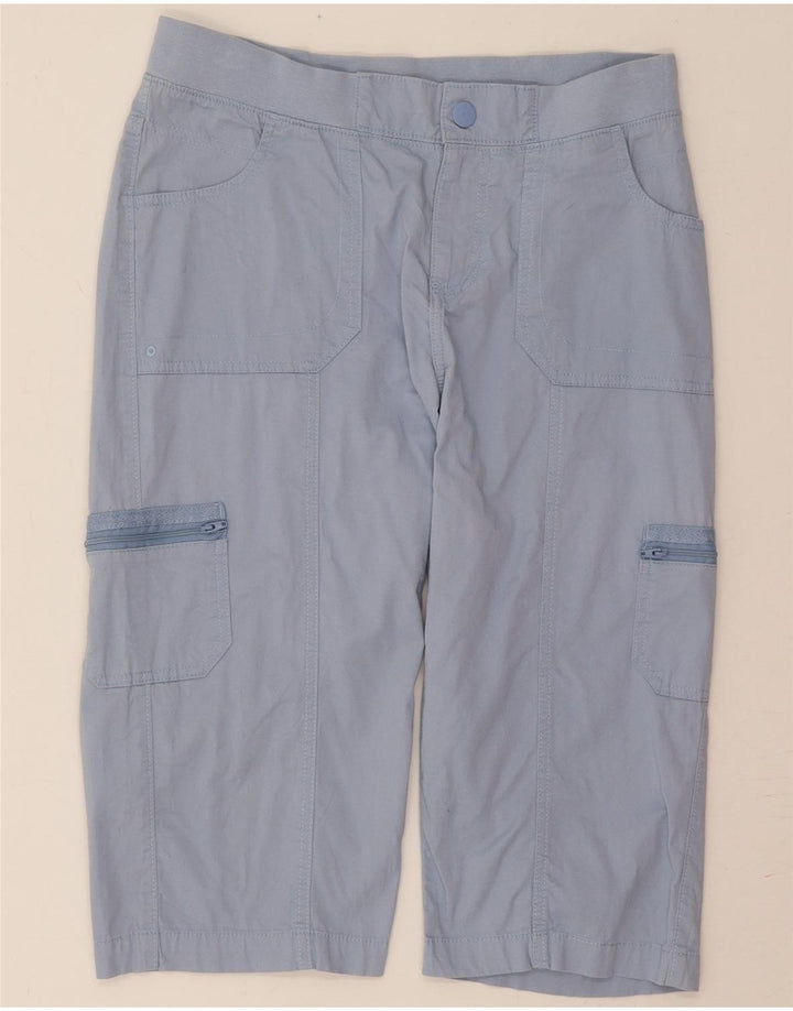 LEE Womens Relaxed Fit Cargo Shorts US 8 Medium W30 Blue Cotton Vintage Lee and Second-Hand Lee from Messina Hembry 