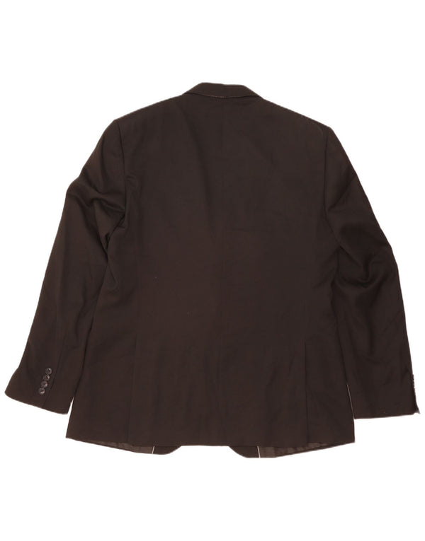 Jachetă pentru bărbați Marks & Spencer cu 2 nasturi, UK 44 XL, poliester negru