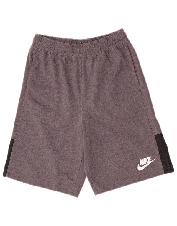 Pantaloni scurți sport Nike pentru băieți 13-14 ani XL bumbac cu pete gri
