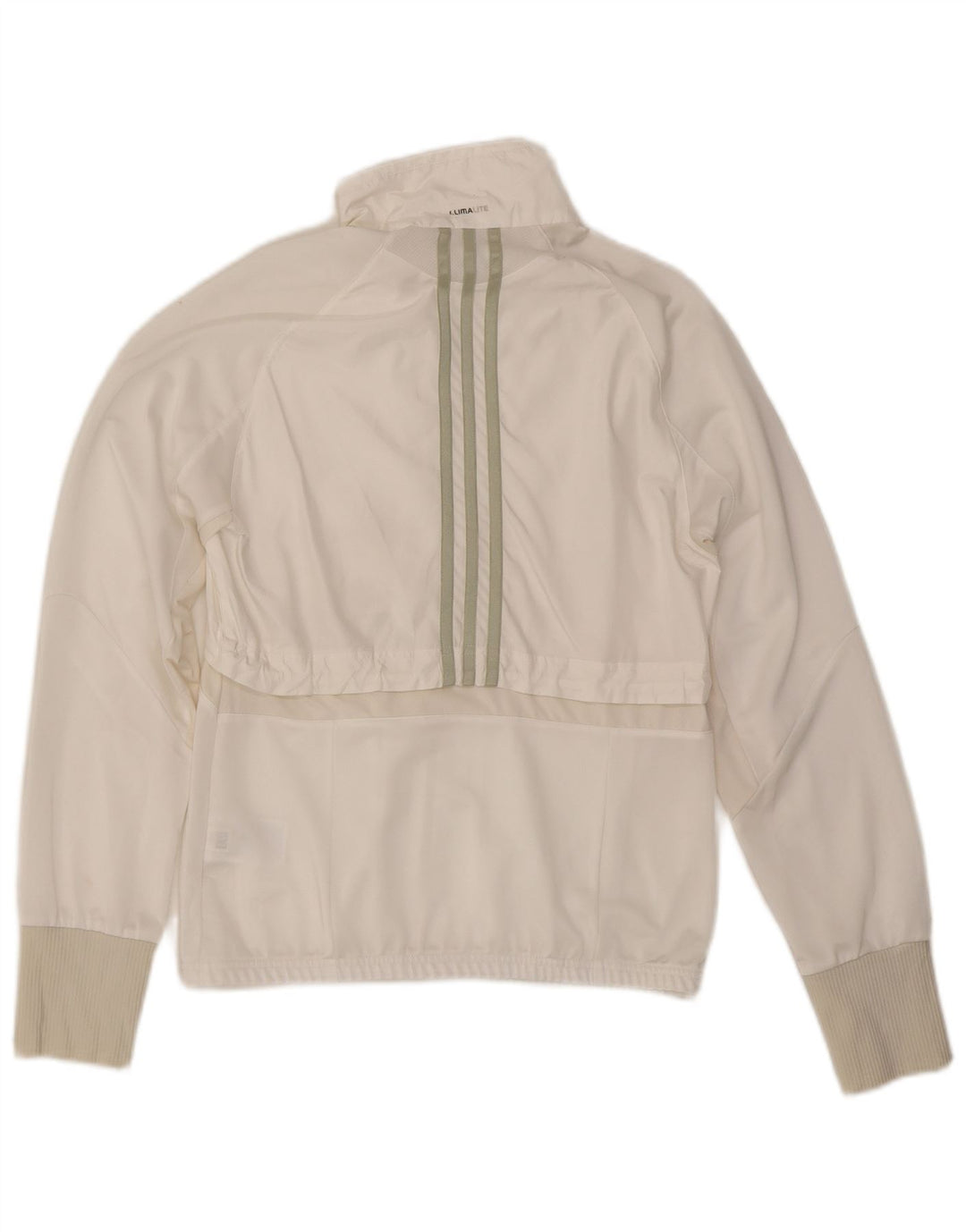 Jachetă de trening Clima 365 ADIDAS pentru femei UK 10 Poliester alb mic