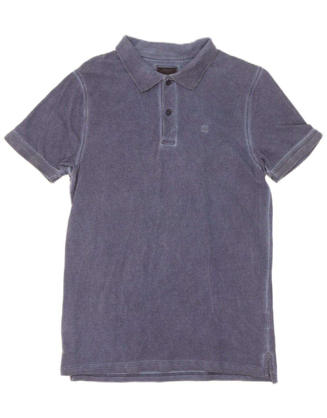 Tricou polo Liu Jo pentru bărbați, bumbac, albastru bleumarin