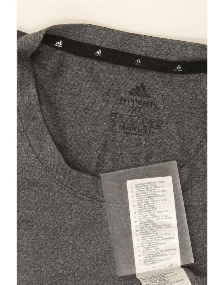 Tricou pentru bărbați Adidas Aeroready Top XL poliester gri