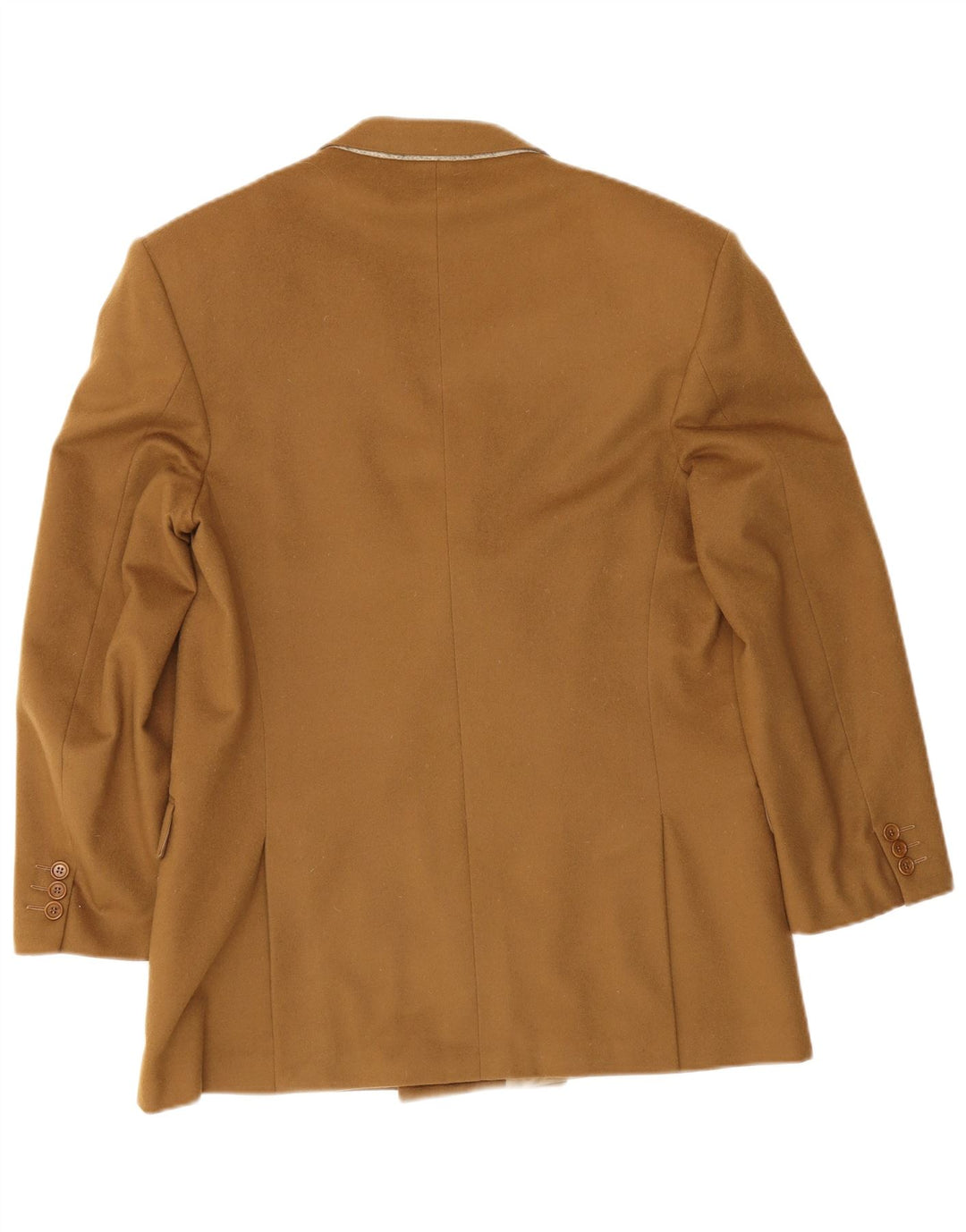 Jachetă vintage pentru bărbați la dublu piept IT 52 XL Lână virgină bej