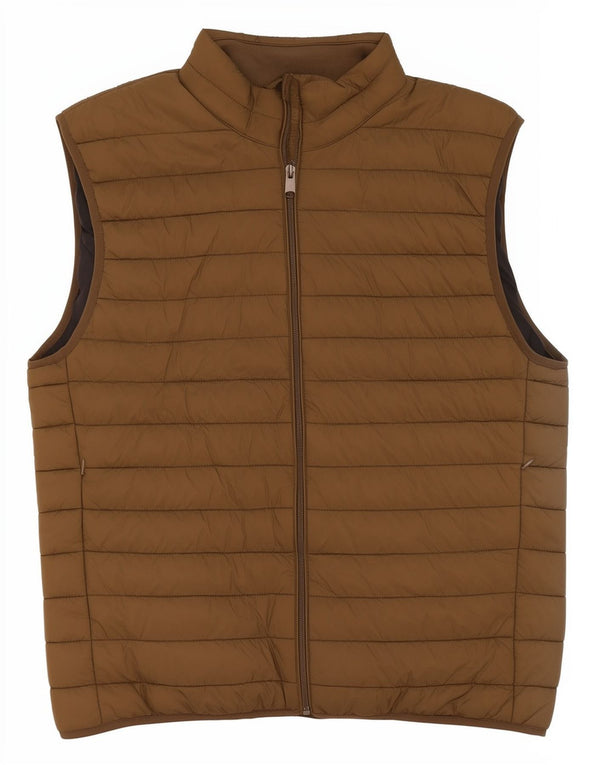 Gilet căptușit pentru bărbați Zara UK 40, mare, kaki, poliester