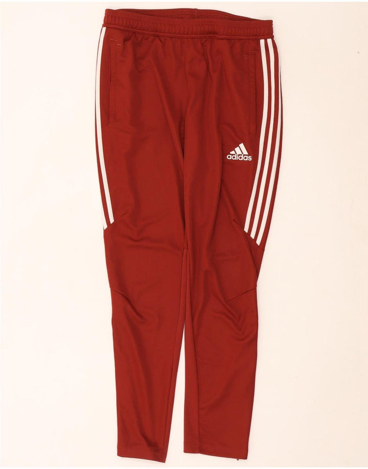 Pantaloni de trening Adidas Climacool pentru bărbați, mari, din poliester burgundă