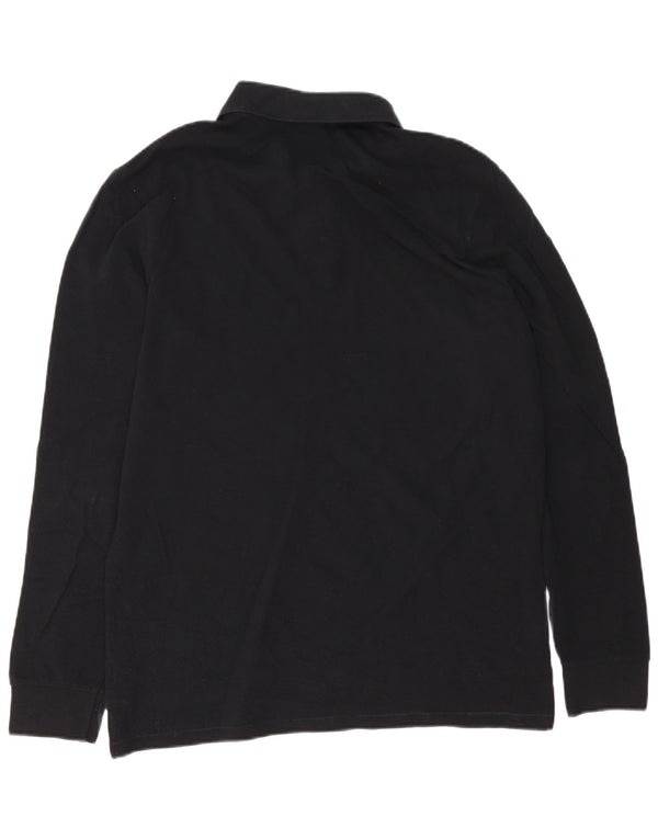 Cămașă polo cu mânecă lungă pentru bărbați Paul Smith, negru mediu