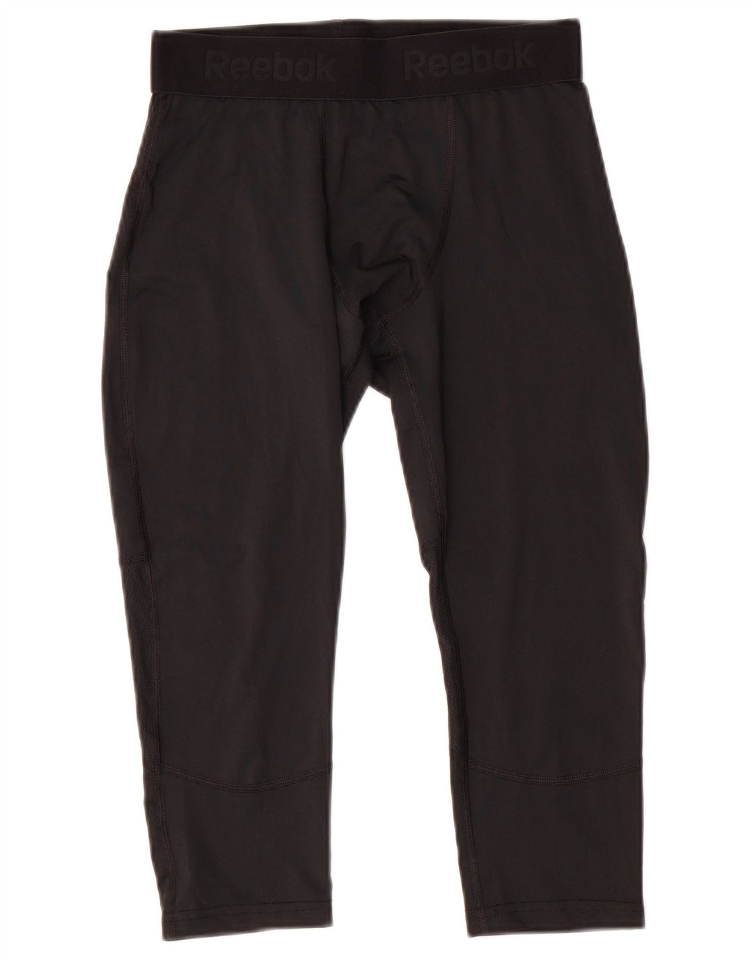 Legging Capri grafic REEBOK pentru bărbați, poliester mediu negru