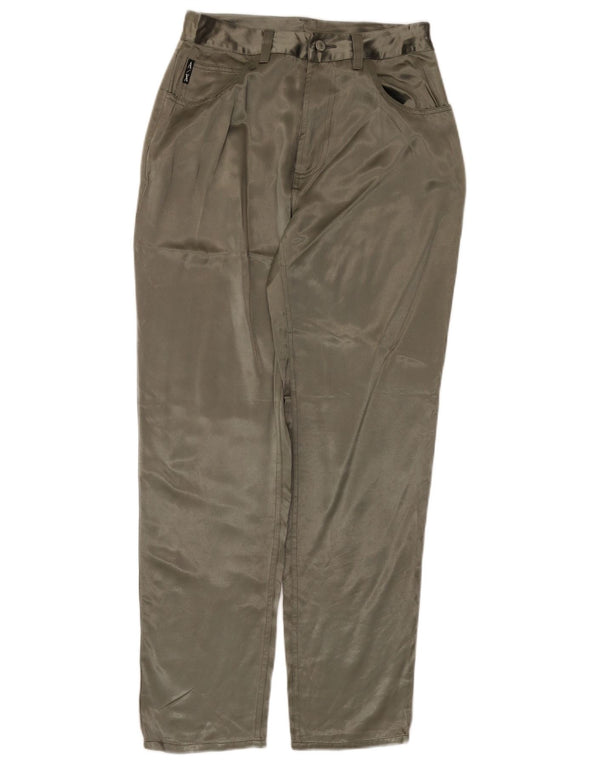 Armani Exchange Pantaloni casual conici pentru femei UK 8 Small W26 L29 Gri