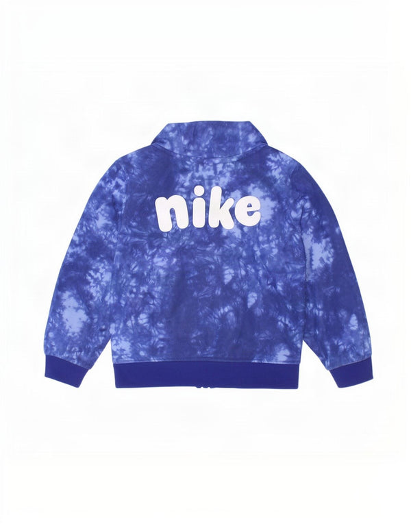 Jachetă de top pentru trening Nike pentru bebeluși cu grafică 18-24 luni Blue Tie Dye