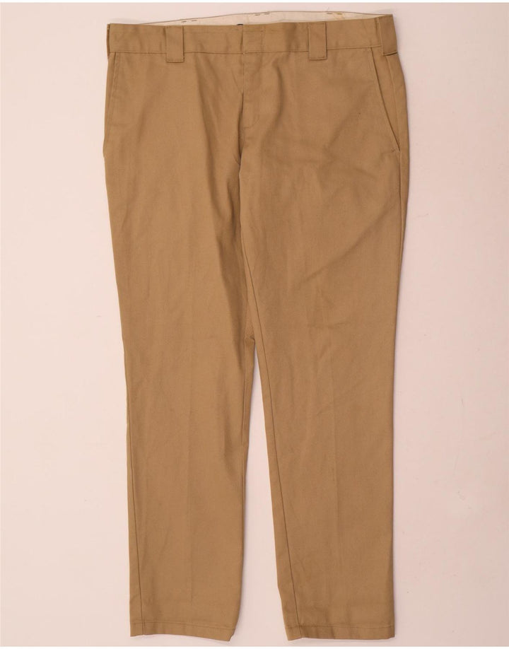 Pantaloni chino slim pentru bărbați Dickies W36 L32 poliester bej