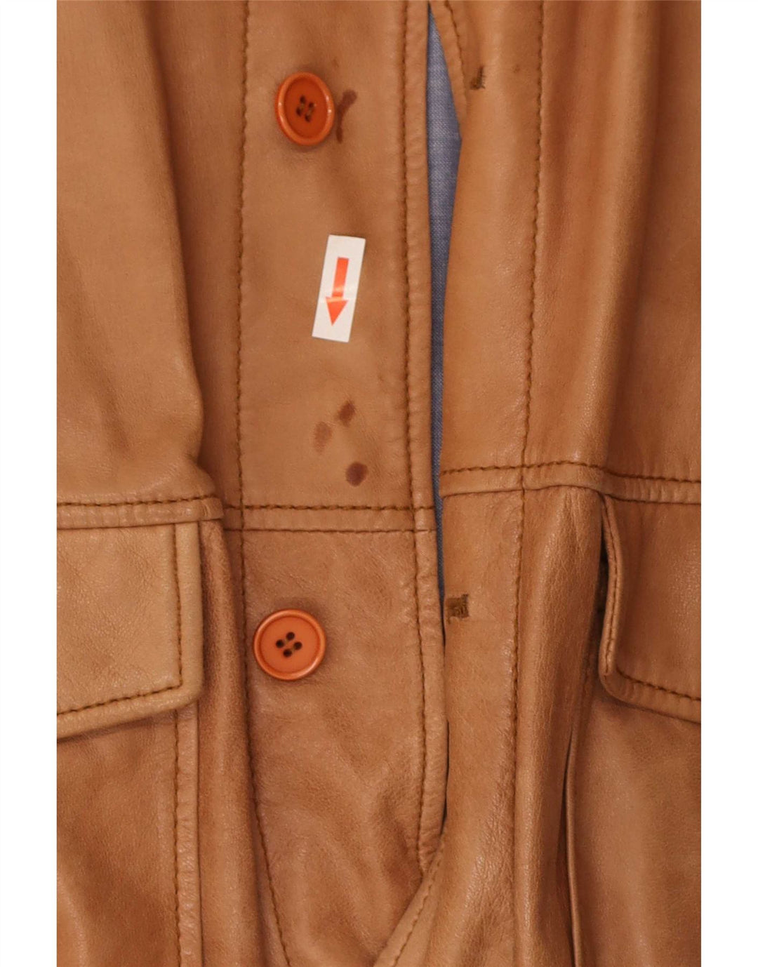 Bomber din piele pentru bărbați Conbipel IT 56 2XL maro
