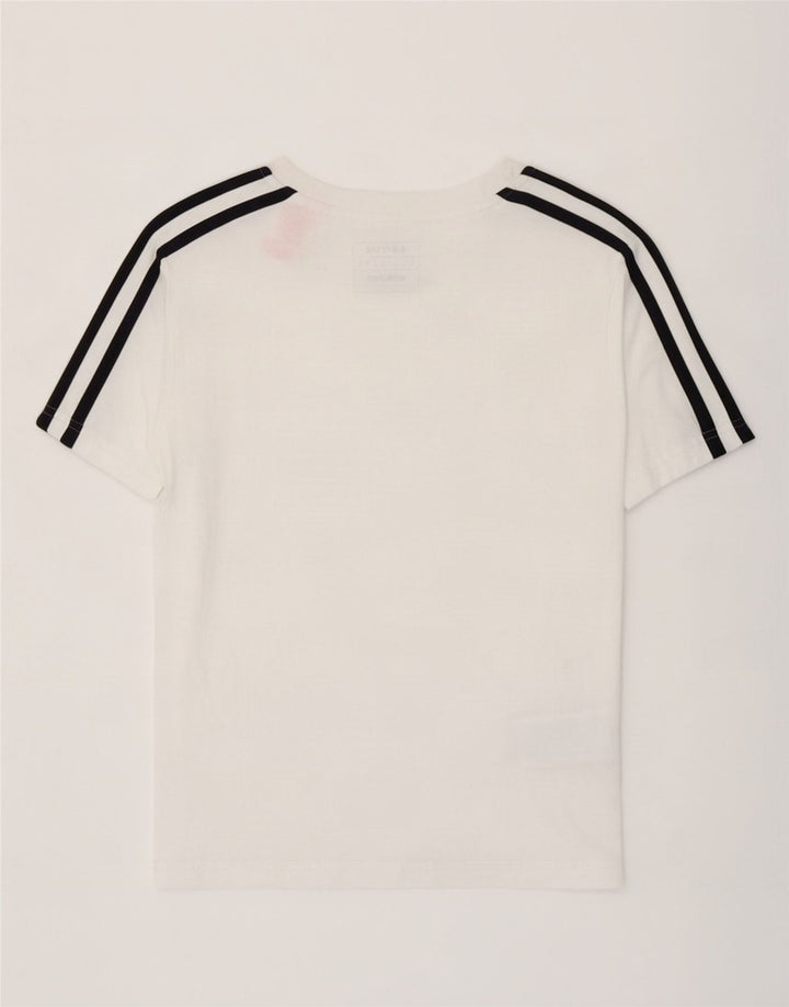 Tricou Băieți Adidas Top 7-8 Ani Bumbac Alb