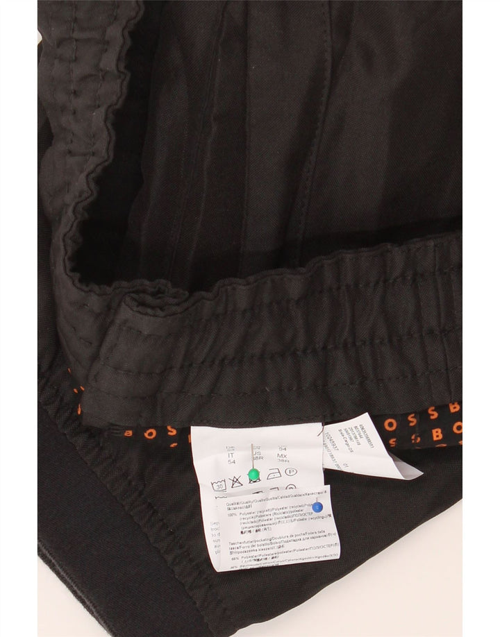 Pantaloni cargo Hugo Boss pentru bărbați, W34 L30, poliester negru