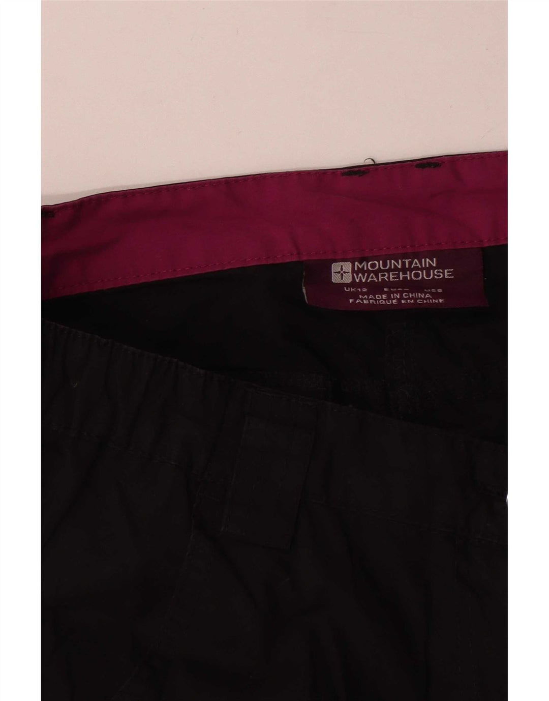 Mountain Warehouse Pantaloni cargo pentru femei UK 12 Medium W34 L31 Negru