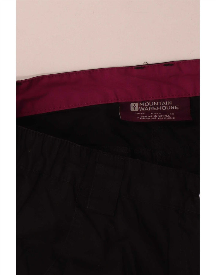 Mountain Warehouse Pantaloni cargo pentru femei UK 12 Medium W34 L31 Negru