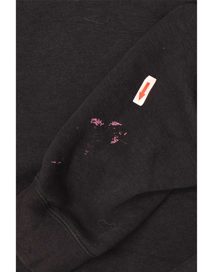 Pulover supradimensionat Nike Air Graphic pentru femei UK 16 Large Negru