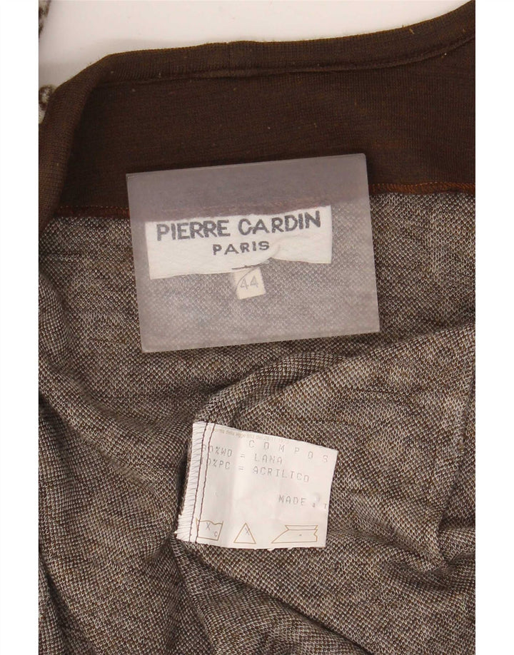 Gilet pentru femei Pierre Cardin IT 44 Maro Mediu Lână Animal Print