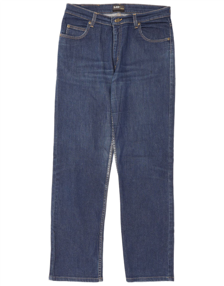 Blugi Lee Brooklyn Straight pentru bărbați L34 L34 Bumbac albastru
