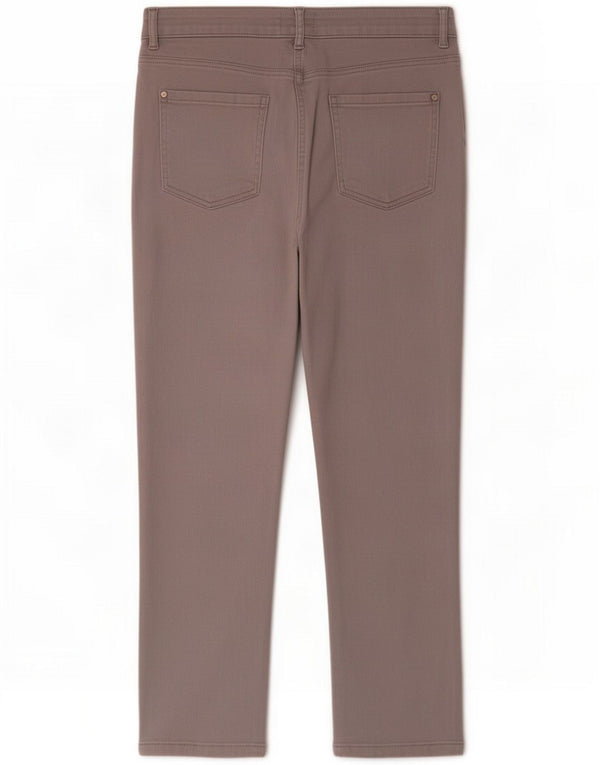M&Co Blugi tăiați pentru femei UK 16 Large W34 L24 Gri Bumbac
