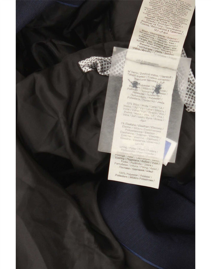 Jachetă Jack & Jones pentru băieți cu 2 nasturi, 13-14 ani, poliester bleumarin