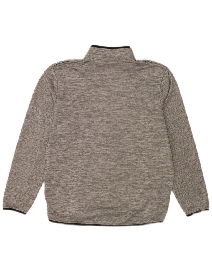 Pulover pentru bărbați Under Armour, cu fermoar, cu gât, poliester mare, cu pături gri