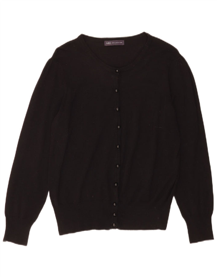 Pulover cardigan pentru femei Marks & Spencer UK 14 Medium Negru