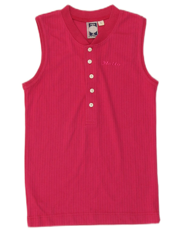 LOTTO Vest Top Femei UK 8 Small Pink Poliester