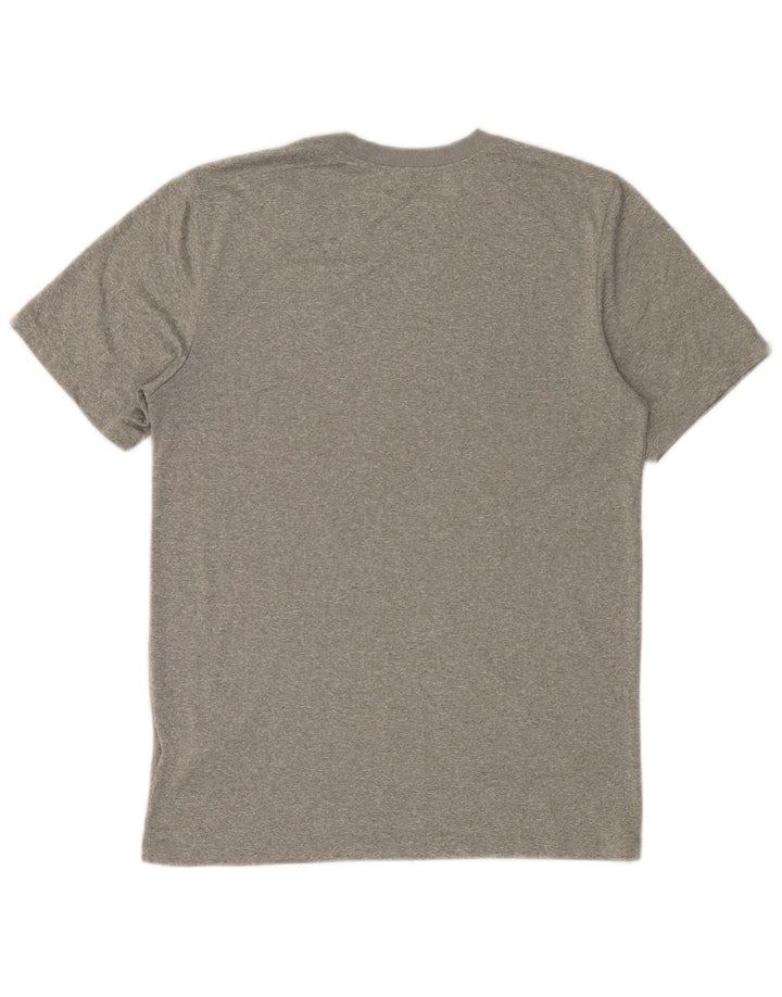 Tricou Nike Dri Fit pentru bărbați Top mic, gri, poliester cu pături