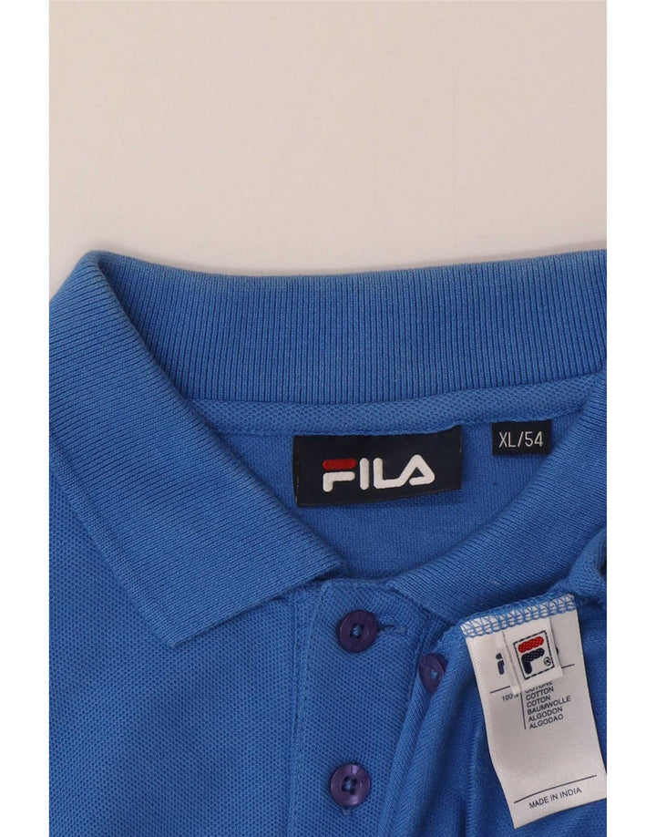 Tricou Polo Fila Barbati XL Bumbac Albastru