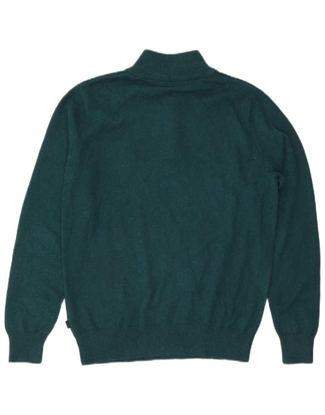 Pulover Fila pentru bărbați, cu fermoar și gât, verde mare