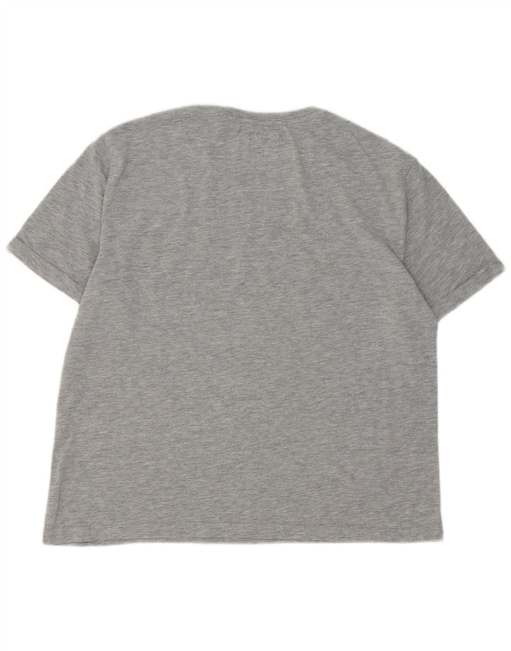 Tricou grafic Superdry pentru femei Top UK 12 Medium Gri Bumbac