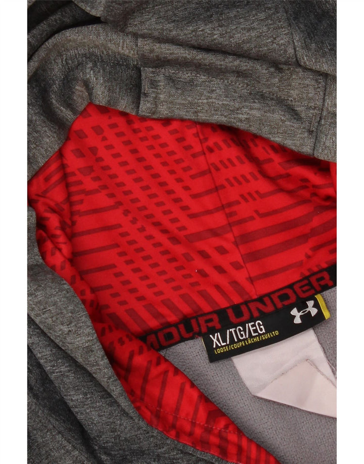 Pulover XL pentru bărbați Under Armour Graphic Hoodie, gri