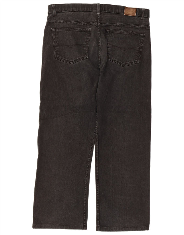 Marks & Spencer Mens Straight Jeans W36 L27 Black Cotton