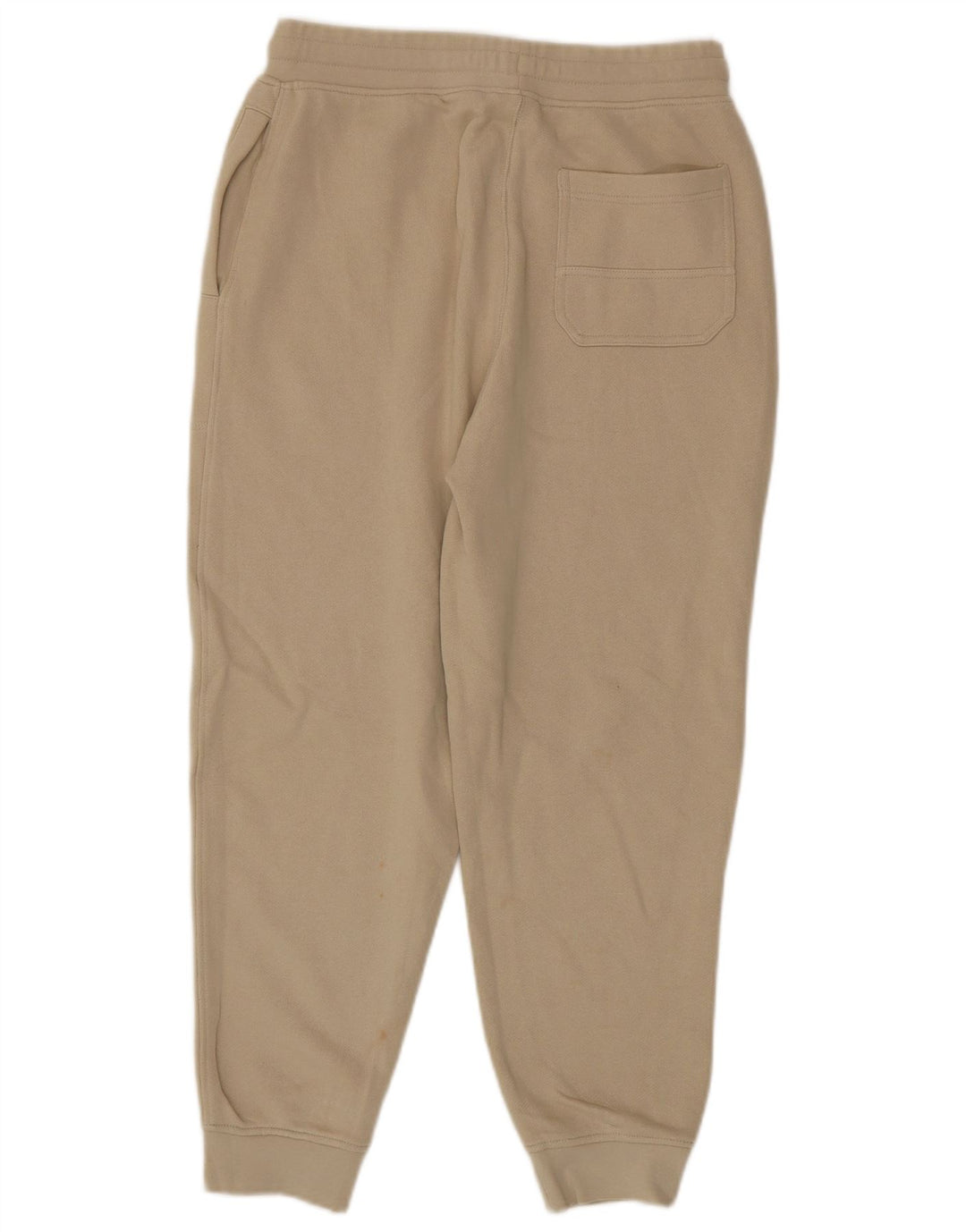 Pantaloni de trening Zara Barbati Joggeri Bumbac Mediu Bej
