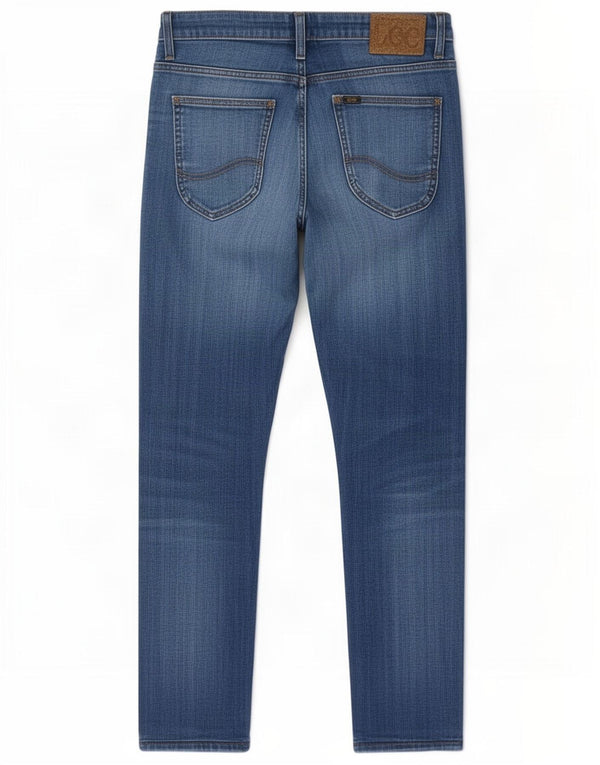 Blugi Lee Malone Slim pentru femei W30 L26 Bumbac albastru