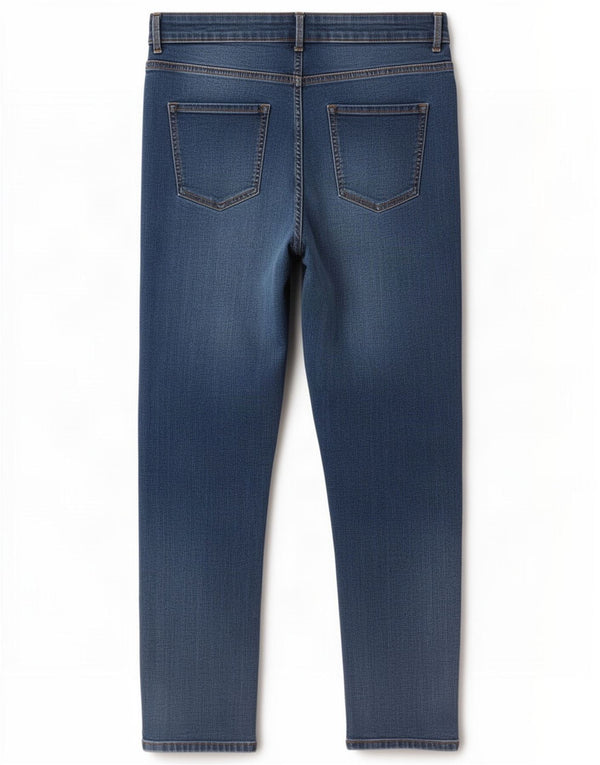 Blugi subțiri The Lily pentru femei de la Marks & Spencer UK 16 mare L34 L29 bumbac albastru