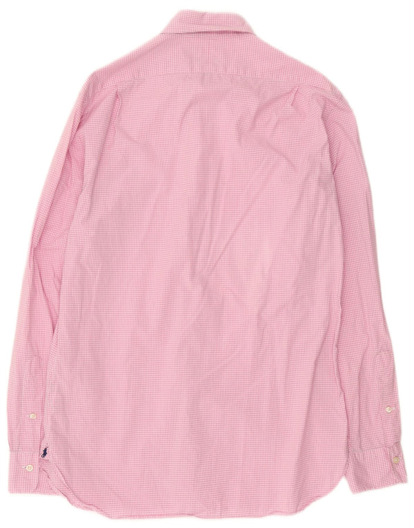 Cămașă pentru bărbați Polo Ralph Lauren Slim Fit Mărimea 39 15 1/2 Medium Pink Gingham