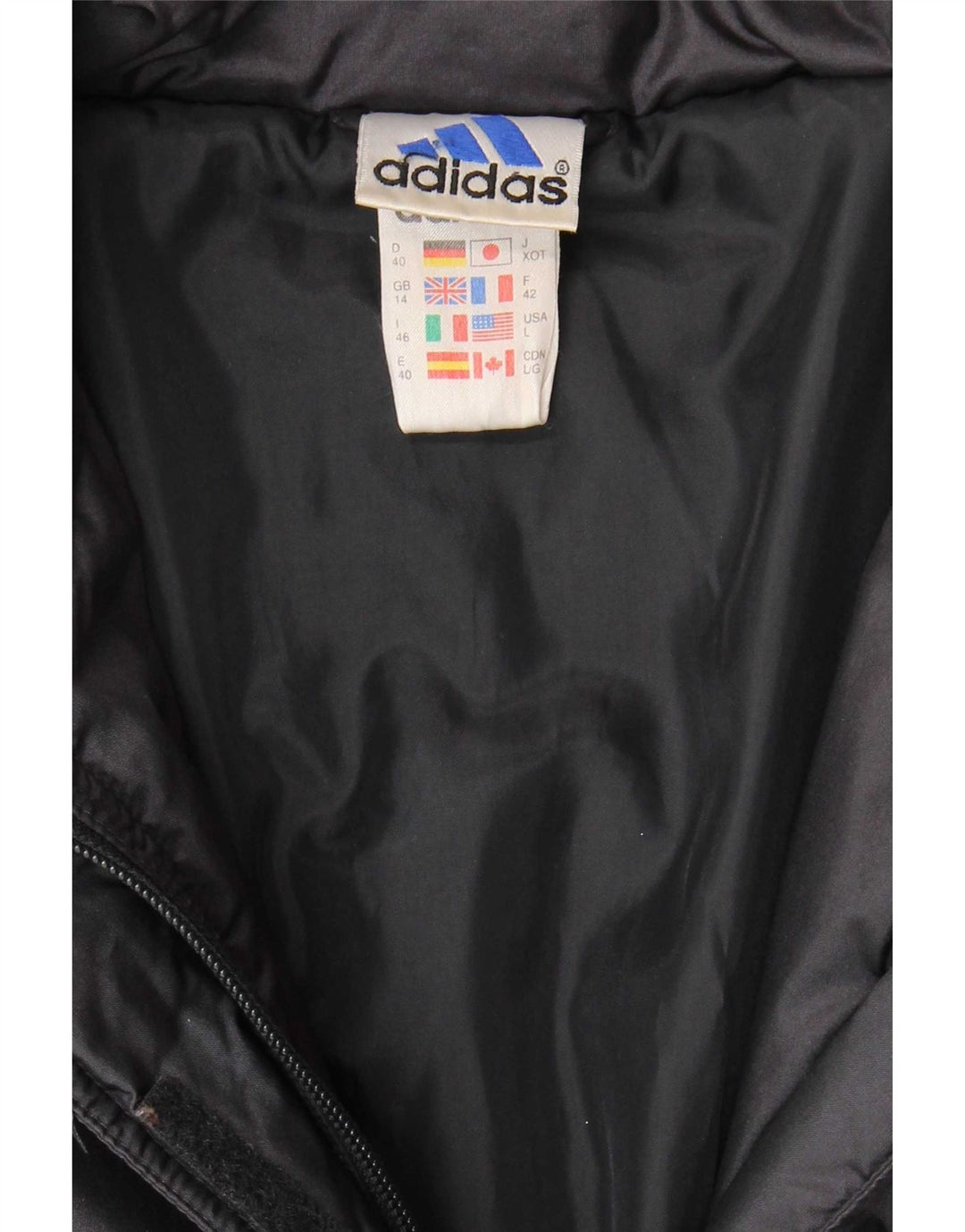 Jachetă căptușită pentru femei Adidas UK 14 Poliamidă mare albastru bleumarin