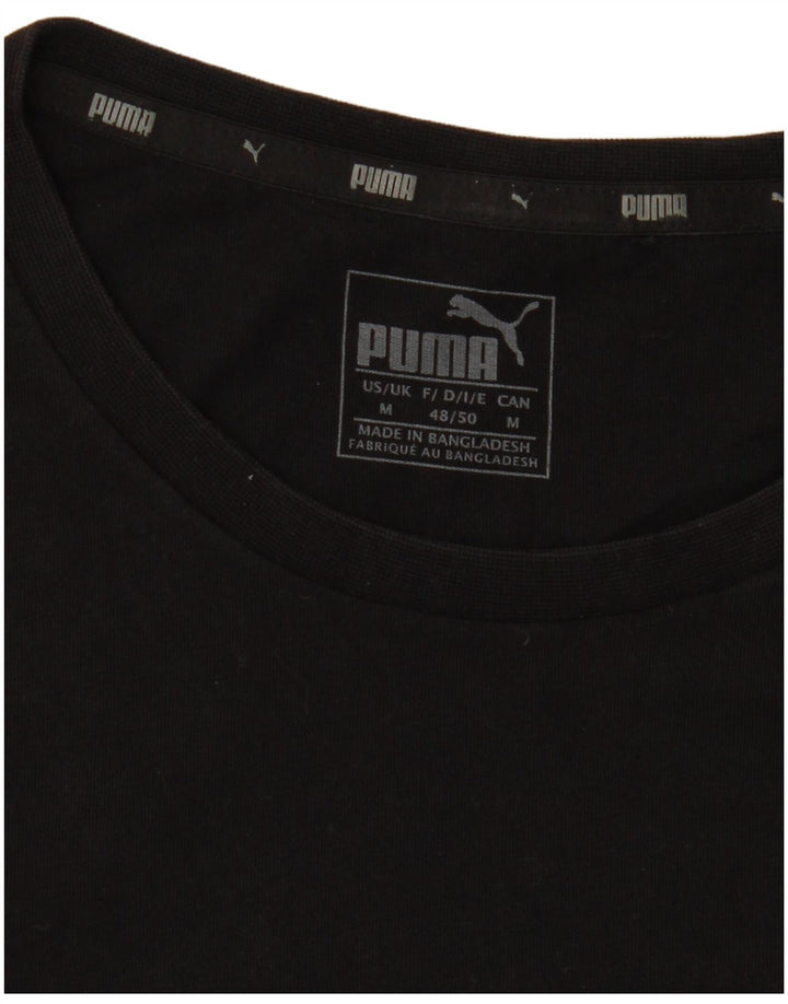 Tricou grafic Puma pentru bărbați Top Mediu Negru