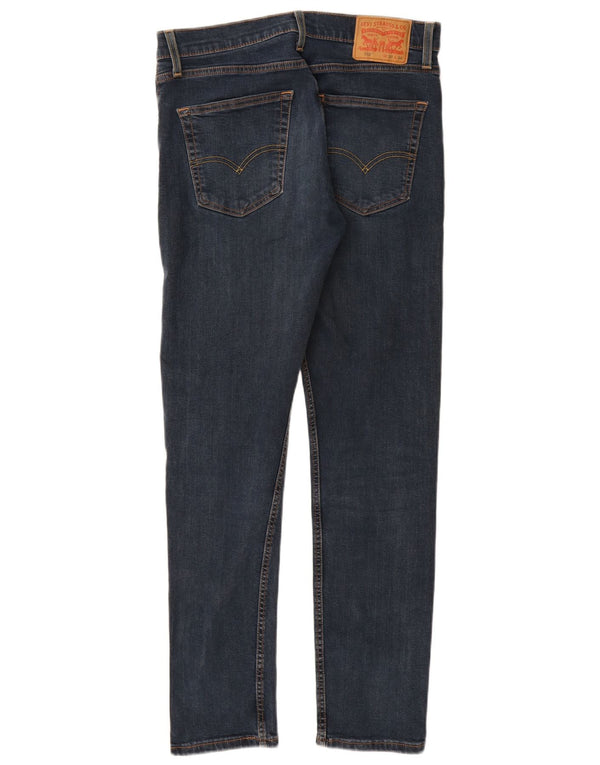 Jeans conici 512 Slim Tapered pentru bărbați LEVI'S W33 L32 bumbac bleumarin