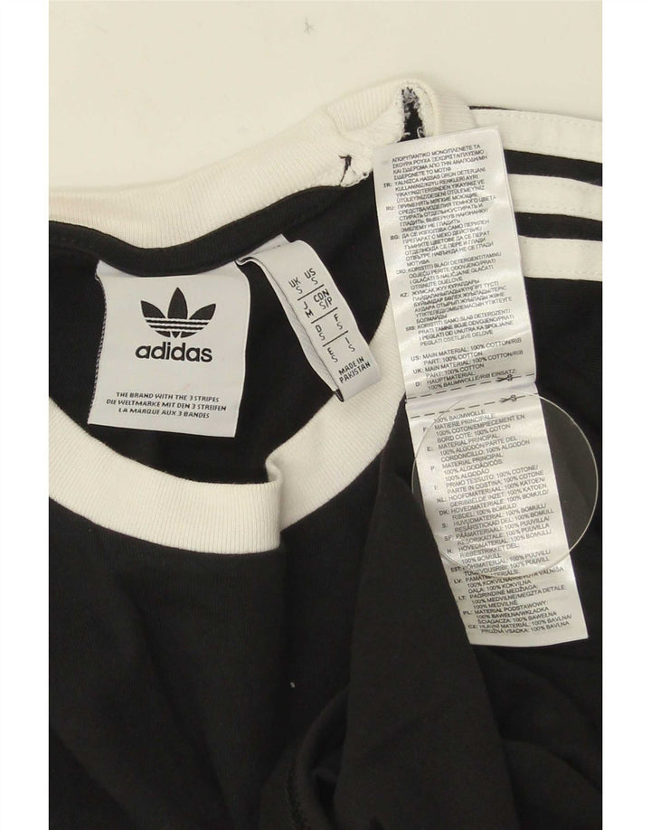 Tricou pentru bărbați Adidas Top mic, negru, bumbac