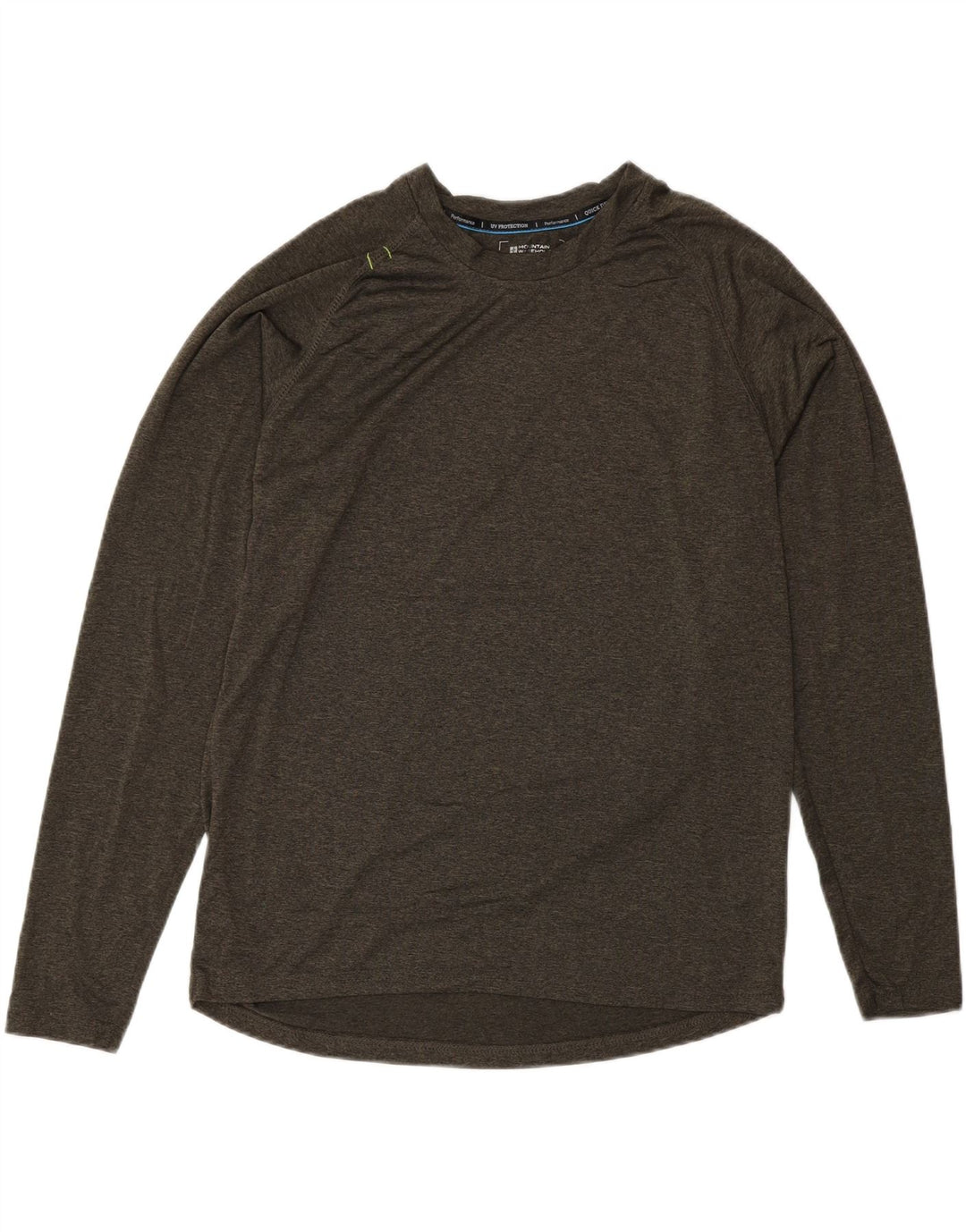 Mountain Warehouse pentru bărbați IsoCool Top cu mânecă lungă Medium Khaki Flecked