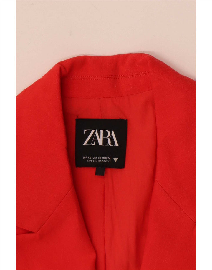 Jachetă Bolero pentru femei Zara UK 6 XS Roșu