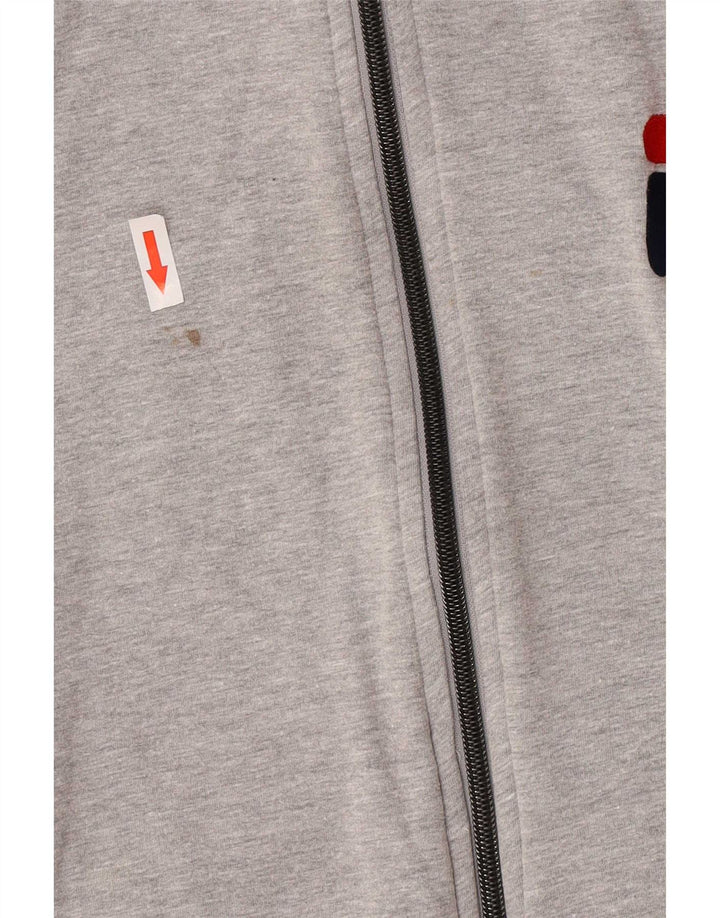 Jachetă de top pentru trening cu grafic pentru femei Fila UK 12 Medium Gri Colorblock