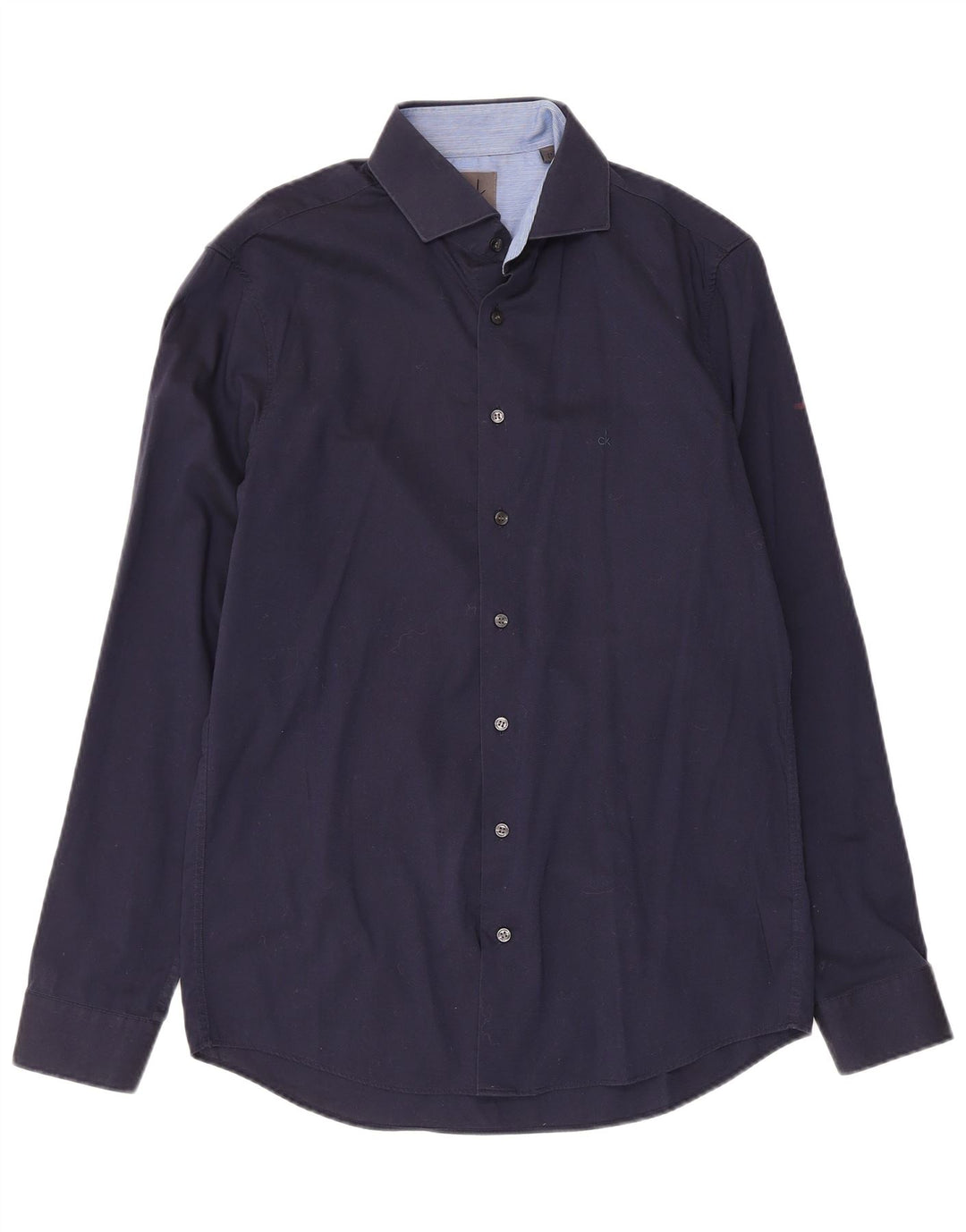 Cămașă pentru bărbați Calvin Klein Mărimea 39 15 1/2 Bumbac, albastru bleumarin mediu